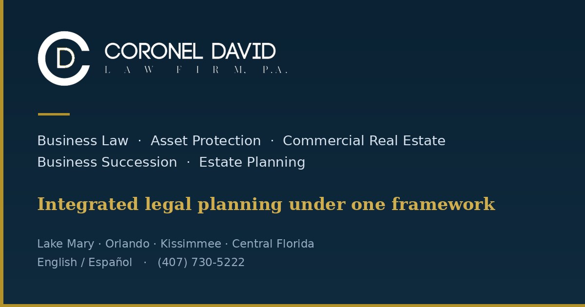 Coronel David Law Firm